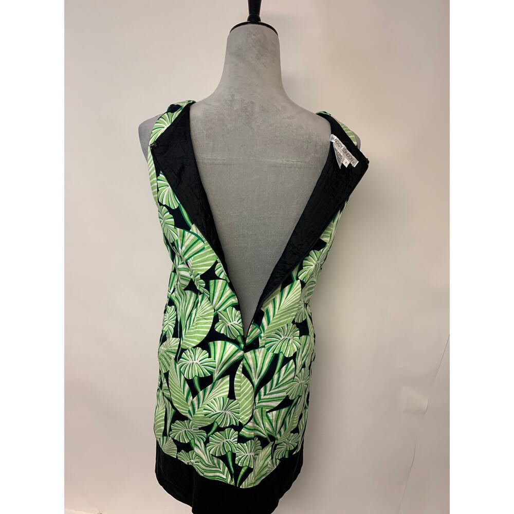 Maggy London Dress Shift Tropical Palm Causal Business Womens SZ 6 - Picture 3 of 8
